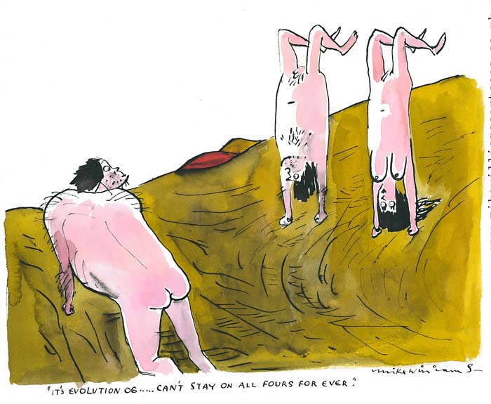 It's Evolution Og cartoon by Mike Williams